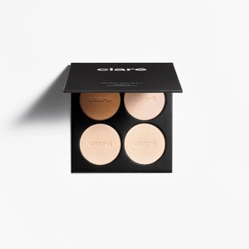 Палитра шелковистых осветляющих пудр CLARE