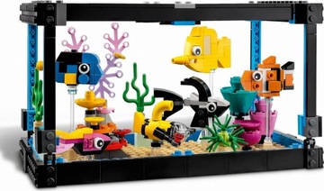 Огромный аквариум с рыбками 3 в 1 LEGO CREATOR 31122 XXL