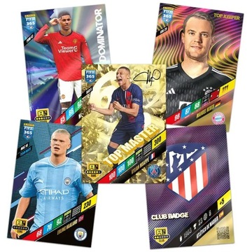 3 коллекционные карты FIFA 365 2024 БОЛЬШАЯ + МАЛЕНЬКАЯ + 2 карты GOLD FAT PACK