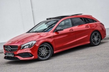 Mercedes CLA C117 Shooting Brake Facelifting 2.0 220 184KM 2017 Mercedes-Benz CLA CLA 220 4-MATIC 184KM Shooting-Brake AMG Panorama Salon, zdjęcie 3