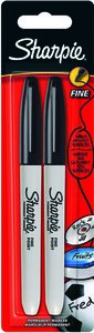 MARKER SHARPIE CZARNY 1MM(BLI=2SZT)