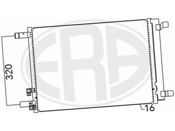 CHLADIČ KLIMATIZACE VW GOLF SPORTSVAN 1.4 1.6