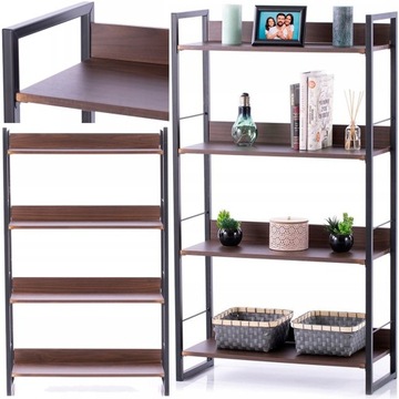 REGAŁ METALOWY PÓŁKA SZAFKA na KSIĄŻKI SEGREGATORY