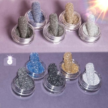НАБОР 4+1 БЕСПЛАТНО GLITTER DUST СООТВЕТСТВУЮЩИЙ МИГАЮЩИЙ ЭФФЕКТ
