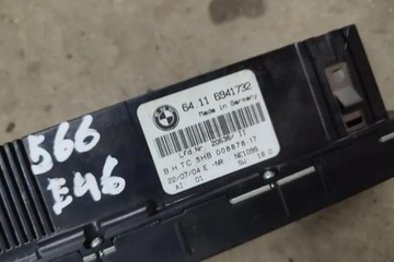 CHLADIČ KLIMATIZACE (POD DESKA) BMW 3 CABRIO (E46) 64116941732 GASOLINE