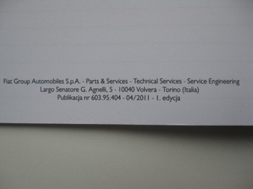 Fiat Ducato Польская сервисная книжка Fiat Scudo