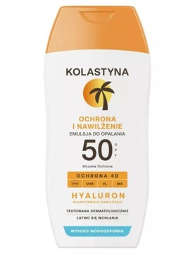 EMULSJA DO OPALANIA KOLASTYNA SUN 50 (WYSOKA OCHRONA) SPF 150 ML
