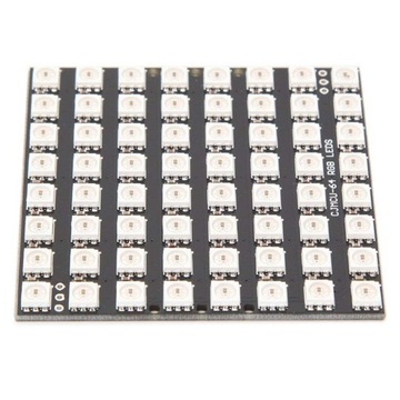 Программируемый модуль 64 светодиодов RGB SMD 5050 WS2812B