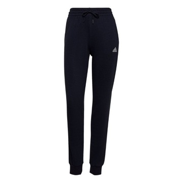 L Spodnie damskie adidas Essentials French Terry Logo Pants granatowe H0785
