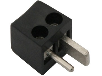 WTYK DIN 2 WTYK GŁOŚNIKOWY KĄTOWY 2PIN