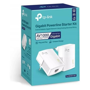 TP-Link LAN Powerline 1Gb/s TL-PA7017 zestaw 2szt