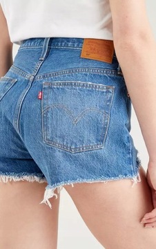 LEVI'S 501 KRÓTKIE SPODNKI JEANSOWE W24