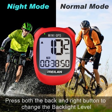 LICZNIK ROWEROWY KOMPUTER GPS PRĘDKOŚCIOMIERZ LCD