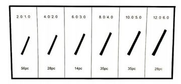 НАБОР ТЕРМОУСАДОЧНЫХ ТРУБОК 196 ШТ.