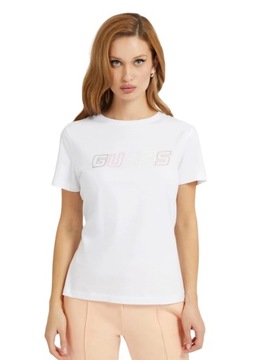 GUESS T-Shirt damski V3RI04 I3Z14 biały M