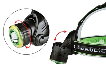 ФАРА ДЛЯ ГОЛОВЫ ZOOM CREE LED ФАРА МОЩНАЯ РЕГУЛИРУЕМАЯ ЛАМПА