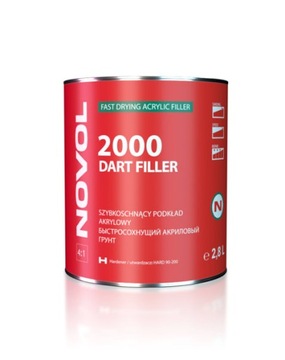 Novol Dart Filler 2000 Podkład Akryl Biały 3,5L