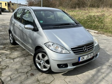 Mercedes Klasa A W169 Coupe 1.5 150 95KM 2007 Mercedes A 150 Opłacony Benzyna Klima