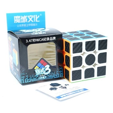 Наклейка из углеродного волокна MFJS Moyu Magic Cube 2x2 3x3