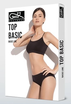 3 ТОНКИХ РЕМЕШКА GATTA TOP, ЧЕРНЫЕ S