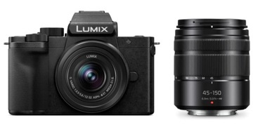 Panasonic DC-G100DWEGK Aparat cyfrowy Lumix +obiektyw H-FS12032 i H-FS45150