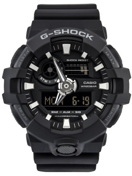 МУЖСКИЕ ЧАСЫ С БУДИЛЬНИКОМ CASIO GA-700-1BER G-SHOCK 200M