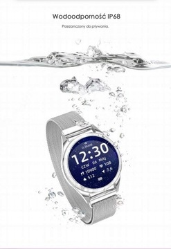 DAMSKI SMARTWATCH G.ROSSI SEN SMS FB PULS +PASEK