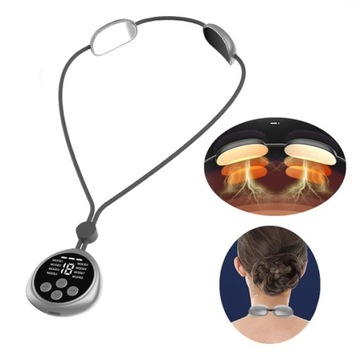 Аппарат для массажа шейного отдела с электромагнитным импульсом EMS и TENS. Кулон