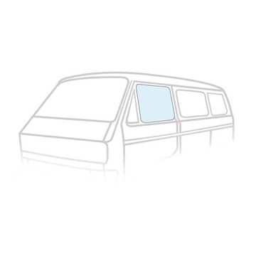 SKLO (OKNO) DVEŘE LEVÝCH BEZBAREVNÁ VW TRANSPORTER T25 T3