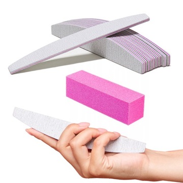 10 пилочек-лодочек 150/150 + блок в подарок