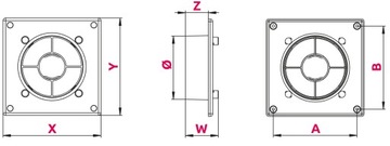 Комплект SYSTEM+ fi100 Рамка RWO100 + ВНУТРЕННЯЯ панель PI