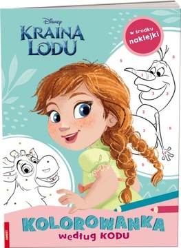 Kolorowanka według kodu. Kraina Lodu KKO-9102 SZ-84571