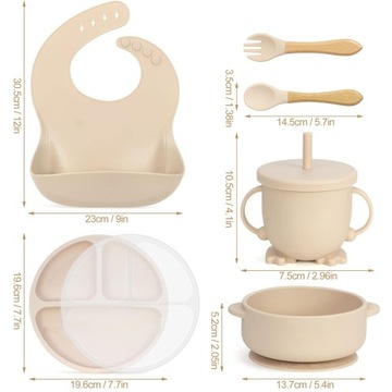 СИЛИКОНОВАЯ ДЕТСКАЯ ПОСУДА С ПРИСОСКОЙ ДЛЯ ДЕТЕЙ 6 МЕСЯЦЕВ