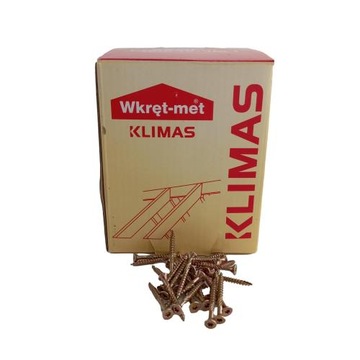 Wkręty do drewna Wkręt-met 6x50 mm złote