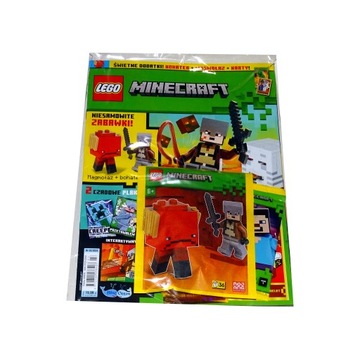 Gazetka LEGO Minecraft 3/2024 Bohater i Magmołaz 7 kart TCC 662402-1