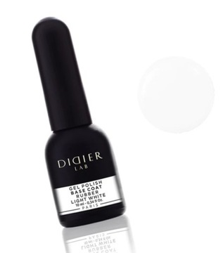 Didier Lab BASE COAT RUBBER LIGHT WHITE baza budująca kamuflująca biała