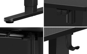 Электрический стол с РЕГУЛИРОВКОЙ ВЫСОТЫ Huzaro Hero 7.9 Black