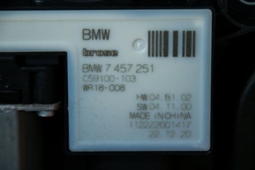 BMW G30 G31 ZVEDÁK MECHANIZMUS OKNO LEVÝ ZADNÍ 7457251