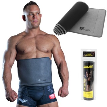 PLATINUM FITNESS NEOPRENOWY PAS WYSZCZUPLAJĄCY DO ĆWICZEŃ ODCHUDZAJĄCY 130
