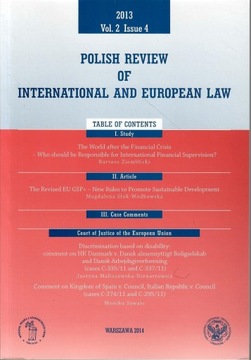 POLISH REVIEW OF INTERNATIONAL Vol. 2 Issue 4