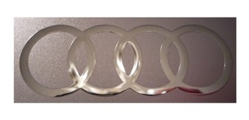 NAKLEJKA AUDI LOGO Metal Edition 30 x 10 mm 149b