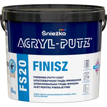 Śnieżka Acryl Putz FINISZ FS20 Gotowa Gładź 8kg