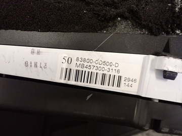 TOYOTA YARIS II 06-09 ZEGARY LICZNIK