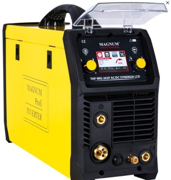 MAGNUM Spawarka inwertorowa THF 202P PFC LCD AC/DC TIG/MIG Synergia 230V