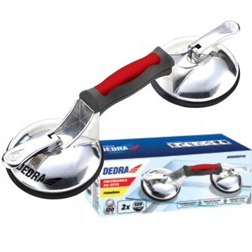 DEDRA PRZYSSAWKA SZYB PŁYTEK UCHWYT PODWÓJNY 120kg