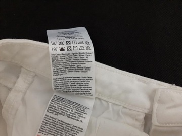 VERO MODA jeansowe SPODNIE RURKI elastyczne WYGODNE białe _ 32