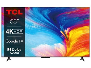 TCL 58P635 LED 4K UHD Google TV HDR10 Телевизор