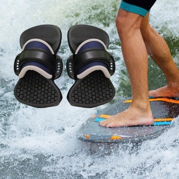 Nakładki na stopy do paddleboardu Kiteboard w kolorze czarnym