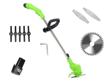 АККУМУЛЯТОРНЫЙ ТРИММЕР САДОВАЯ ЩЕТКА НАБОР С МАСЛЯНЫМ МАСЛОМ НА БАТАРЕЕ ДЛЯ ТРАВЫ