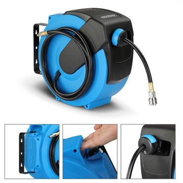 ПНЕВМАТИЧЕСКИЙ ШЛАНГ, БАРАБАН, КАБЕЛЬ 20м 1/4